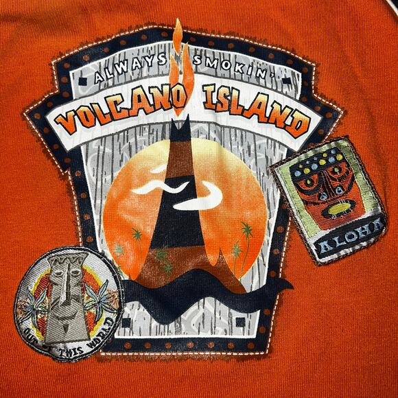 Vintage Disney Kids Hawaiian Volcano Island graphic T-Shirt and short set 3-4T - Picture 8 of 8